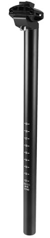 QUARKZMAN Tige De Selle De Vélo en Alliage D'aluminium 27,2X450Mm, Support De Tube De Selle De Vélo Noir