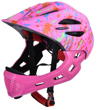LOVIVER Casco da Bici per Bambini, Equipaggiamento Protettivo alla Moda, Comodo e Integrale per Bicicletta, Ciclismo e Skateboard, Rosa