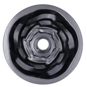 Quid Sweet Grey - Stampo Savarin in acciaio al carbonio, 22 x 9,5 cm, in acciaio carbonatato, adatto forno antiaderente