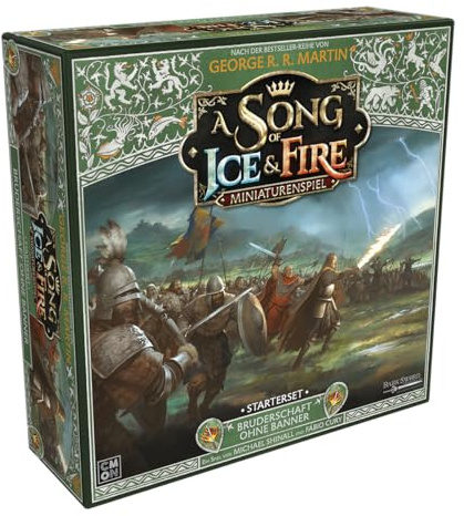 CMON, A Song of Ice & Fire – Bruderschaft ohne Banner, Starterset, Tabletop, 2 Spieler, ab 14+ Jahren, 45-60 Minuten, Deutsch
