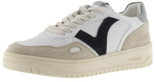 victoria Sneaker Unisex Seúl Effetto Pelle & Parti Colorati & in Camoscio 1257101 per Adulto Gris 40