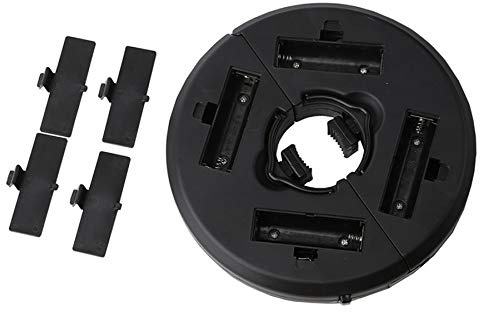 Kcvzitrds 24 + 4LED ExtéRieur sans Patio Parapluie Pôle LumièRe Jardin Portable de Camping Lampe LumièRe de Secours