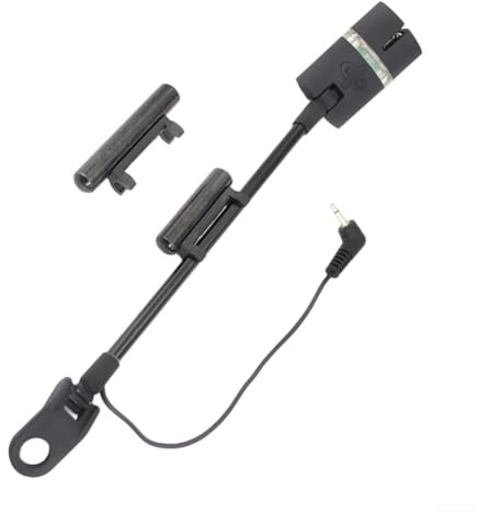Forte allarme acustico da pesca con flash regolabile e indicatori LED dimmerabili per canne e staffe per rilevare efficacemente i morsi di pesce