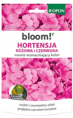 Concime arrossante ortensie rosa e rosse 200g - fertilizzante rinforza colore