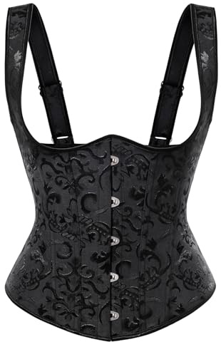 SCARLET DARKNESS Women Waist Trainer Corset Medieval Underbust Corset
