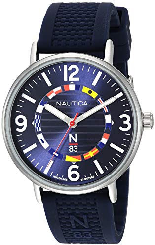 Nautica Reloj Wave Garden N83 para Hombre, Azul/Plata, Wave Garden