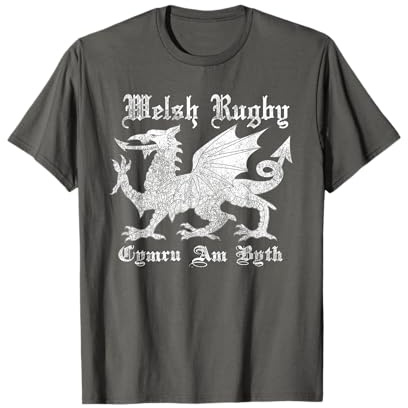 Vintage Welsh Rugby Shirt or Gift | Wales Rugby Football Top Maglietta
