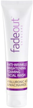 Fade Out Anti-Wrinkle Whitening Foaming Facial Wash with Hyaluronic Acid and Niacinamide 100ml