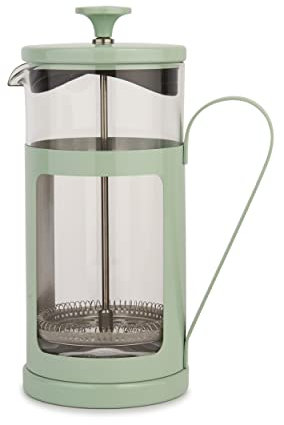 La Cafetière Monaco Stainless Steel Cafetière, Eight Cup, Mint, Gift Boxed