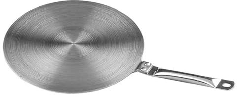 NihaoWXM Induktion Adapterplatte Edelstahl Induktion Herd Wärmetauscher Platte Adapter Diffusor Konverter Edelstahl(24cm)