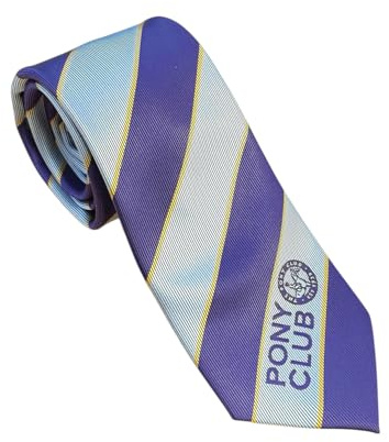 Equetech Official Pony Club Members Tie Equestrian Horse Riding Competition Tie, 2 Sizes