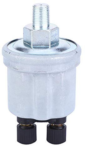 Oil Pressure Sensor, 1/8-27NPTF Thread Oil Pressure Sensor Sender Unit 0-10 Bar For, 1/8NPT Matte Double Head Parameter Oil Pressure Switch