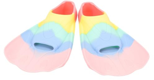 Toddmomy 1pair Boys and Girls Silicone Swimming Fins for Training and Diving Comfortable Lightweight Flippers for Boy Girl for Pool and Sea Activities for Young Swimmers