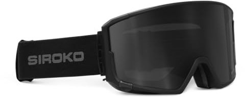 SIROKO Gafas para esquí y snowboard esquí y nieve G3 Ranquet Negro