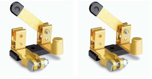 BRCUAT 2X Battery Disconnect Switch,Top Post Knife Blade Master Switch, Battery Disconnect Switch, Cut Off Shut Off Switch