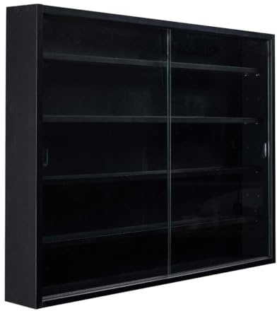 AltoBuy Vitrine Murale 5 Compartiments Noire - Collect
