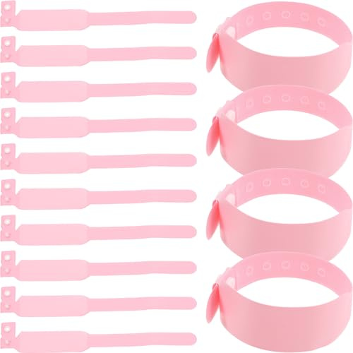 BESPORTBLE 100 St. Engångs Pvc-sjukhus-id-armband, Vattentäta Babyarmband, Skrivbara Identifieringsband För Nyfödda För Sjukhus Och Klinik
