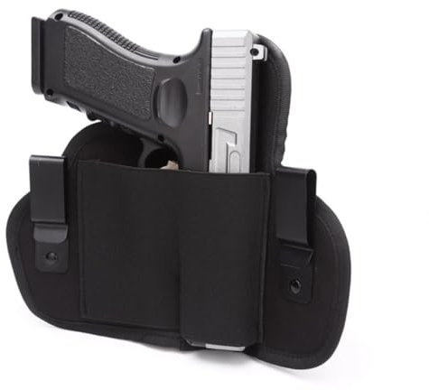 HOUSON Pistolenholster, Waffenholster Pistolenhalfter Verdeckter Gürtelholster Training Gun Pouch für kleine Pistolen Glock 19/17/43 Holster Rechts und Linkshänder