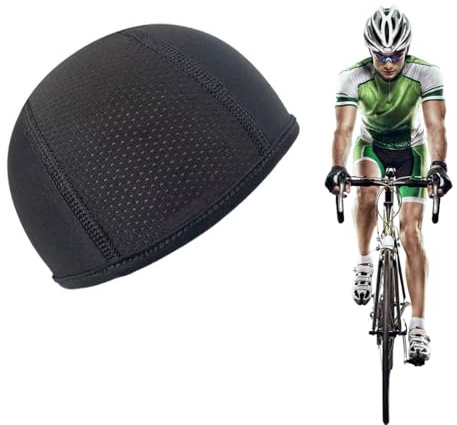FIMWOLZ Bonnet sous Casque Velo 2 Pièce Bonnet été sous Casque Calotte Doublure de Casque Respirant Été de Vélo sous Casque Chapeau pour Hommes Et Femmes pour Cyclisme Moto Jogging Ski Extérieur