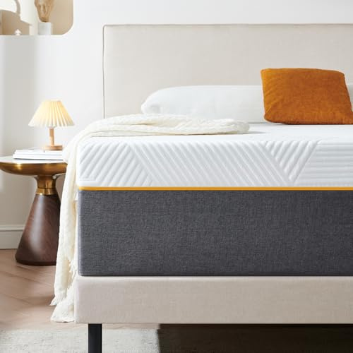 Sleremind Matelas 160x200x22cm Mousse à Mémoire de Forme | Matelas 160x200 cm, fermeté moyenne, réversible, housse démontable et lavable, facile d'entretien, confortable et respirant.