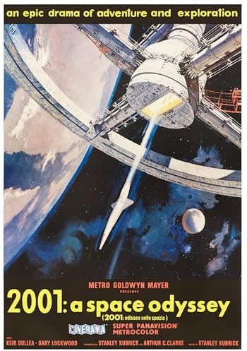 Poster 2001: Odissea nello Spazio – Locandina Cinematografica Vintage 33x70 o Poster 70x100 cm | Stampa Artistica su Carta Patinata | Arredo Parete o Regalo per Cinefili – SACWEBPHOTO (70x100)