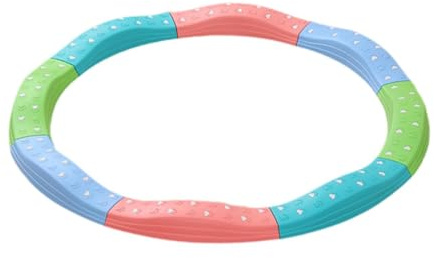 Wmqbjta Poutre D'équilibre Colorée, Coordination Corporelle, Jeux Variés, Parcours D'obstacles, Marches pour Enfants D'âge Préscolaire, 8 pièces colorées
