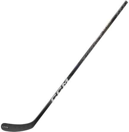 CCM JetSpeed FT7 PRO Senior Custom Crosse de hockey sur glace - Couleur chrome - 160 cm - Flex 80 - Courbure 90 TM - Droite