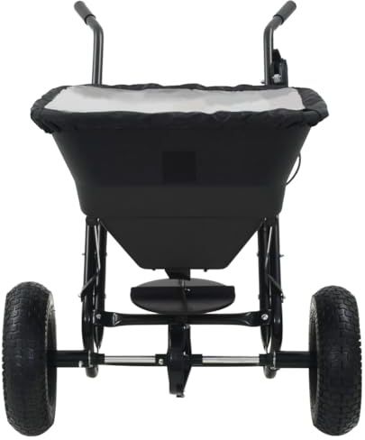 Genérico Carrito de Mano esparcidor de Sal PVC y Acero 106x73x76 cm 45 L,Casa y jardín,Jardín,Jardinería,Herramientas de jardín,Esparcidores-142966