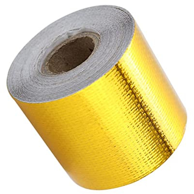 ZOOWMRALK Nastro in lamina di alluminio, nastro adesivo in resistente al calore, riparazione condotti for sigillatura scarichi e sistemi HVAC, alle intemperie con forte potere tenuta