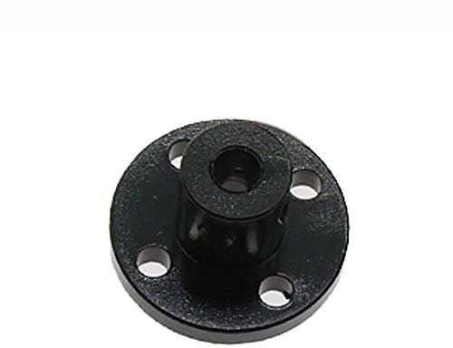 Lot de 2 raccords à bride - Guide moteur - 4 mm - Connecteur pour pièces DIY - Noir