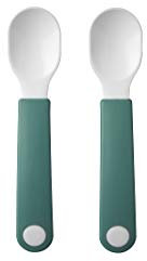 Mepal – Lernlöffel Mepal Mio – Baby Lernlöffel – Lernbesteck – Spülmaschinengeeignet & BPA frei – 2er Set – Deep turquoise