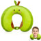Szhhrxi Nackenkissen Kinder, Memory Foam Reisekissen Avocado, Cartoon Tier Nackenstütze, Nackenhörnchen Erwachsene, Niedlich Kinder Reisekissen, U-förmiges Nackenkissen Flugzeug für Reisen