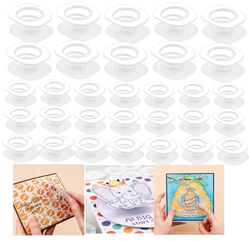 BAOFALI 60Pcs/Set Mini & Standard Action Wobbles,Self-Adhesive Springs,Small Wobblers Movers for Card Making DIY Scrapbooking Arts Projects Handmade Crafts Scrapbooking Embellishments （2Sizes）