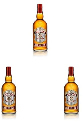 Chivas Regal 12 Years Old - Blended Scotch Whisky aus dem Herzen der Speyside - 1l (3er Pack)