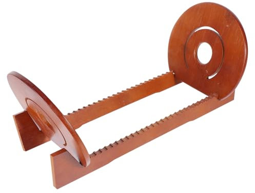 HOMSFOU Porta CD in Legno Organizzatore di Dischi in Vinile Supporto per Album da Tavolo Superficie Liscia e AntiGraffio Design di capacità per Conservare Libri e CD