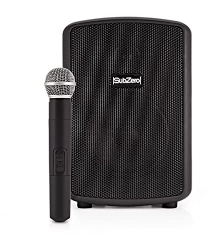 SubZero P6 Portable PA Speaker with Bluetooth & Wireless Mic