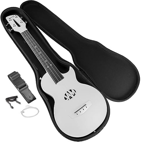 RockJam Carbon Fibre Ukulele with Case