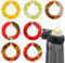 7 Pcs Air Up Water Bottle Flavor Pods Pack - 0 Sugar, 0 Calorie Fruit Taste for Peaches, Bananas, Apples, Strawberries, Watermelon, Coffee (No Bottle)