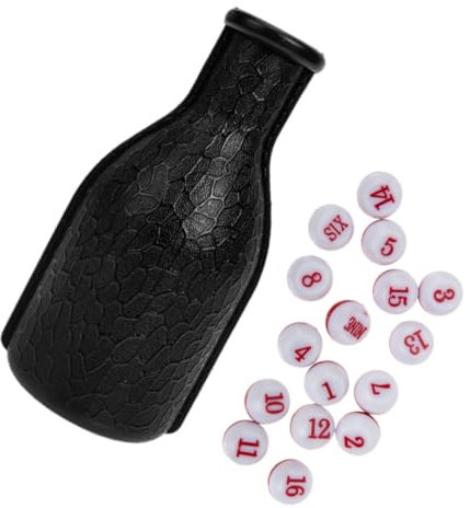 Toyvian Billard-Shake-Flasche Plastik-billardflasche Mit Erbsen Billard-Party-Dekorationen Billardtisch-zubehör Erbsen Billard-Queue-zubehör
