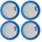Filter-Set, waschbarer und wiederverwendbarer Vormotorfilter, geeignet für AEG 7000, AEG für ASKW5, für Electrolux Cordless 700 Handstaubsauger, 5-stufiges Filtersystem, 4 Stück