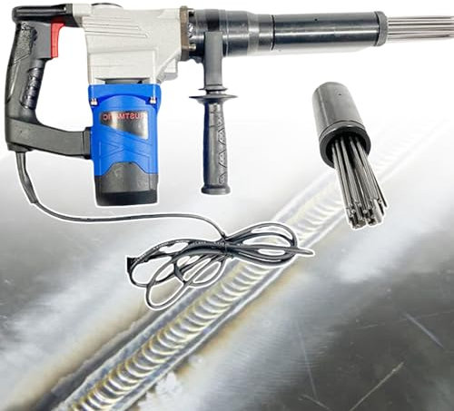 Pulitore Elettrico Ad Aghi Da 220 V/110 V, Scrostatore Ad Aghi Industriale, Con Impugnatura Rimovibile, Per La Rimozione Di Ruggine, Vernice, Scorie Di Saldatura, Scrostatore Ad Aghi Portatile,110v