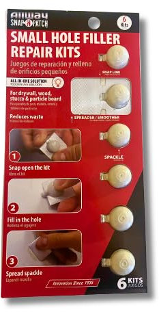 Kit de reparación de pared, relleno de agujeros pequeños para decoración de interiores, herramienta de reparación del hogar