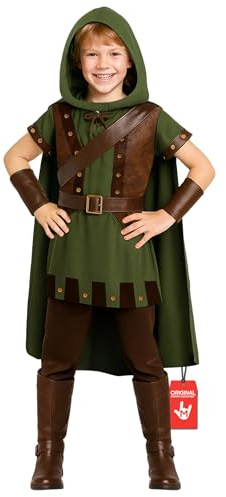 Morph Deguisement Robin Enfant, Costume Voleur Des Bois, Deguisement Voleur De Bois, Déguisement Contes Et Légendes, Déguisement Halloween Enfant, Costume Carnaval XL
