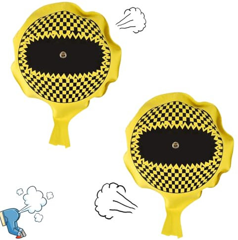 Myluatye Cushion Pupskissen,Furzkissen Für Kinder,Furzkissen Spielzeug,Furz Gag,Selbstaufblasender Furzstreich,Ideales Scherzgeschenk-Knebelspielzeug Für Erwachsene Kinder (Gelb+Gelb)