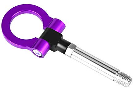 Gancio Di Traino Per Auto,Gancio Traino Auto Set Di Barre Di Rimorchio Anteriore Da Corsa Uso Adatto Per Volkswagen/Fit 2003(Purple)
