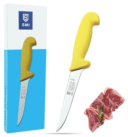 SMI - 5 Solingen Coltello Disosso Coltello per Disossare Professionale Cucina Coltelli da Disosso Coltello Disossatore in Acciaio Inossidabile - Made in Germany
