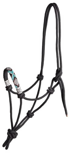 WALDHAUSEN Knotenhalfter Pearls, VB, schwarz