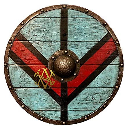 Mittelalterliches Schild Stamm Kampf & Verteidigung Cosplay Schild Wikinger dekoratives Geschenk