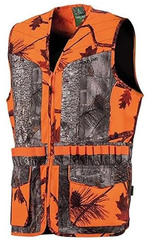 Treeland - Chaleco de camuflaje (talla 20, T600CAL20), color naranja