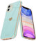 Teageo Kompatibel mit iPhone 11 Hülle, Süße Herzmuster Mädchen Handyhülle Luxuriös Galvanisierte Weich TPU Kameraschutz Kratzfest Stoßfest Schutzhülle Bumper Phone Case für iPhone 11, Juwel Grün